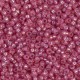 Miyuki seed beads 11/0 - Dyed dark rose silver lined alabaster 11-645